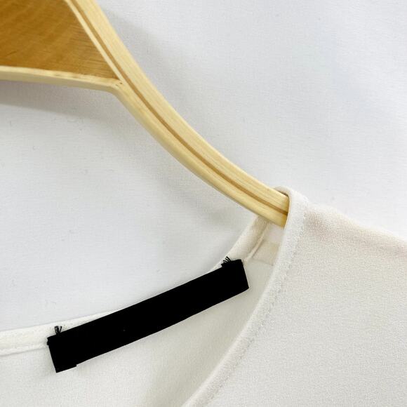 Jenni Kayne L White crepe Blouse - Picture 3 of 7